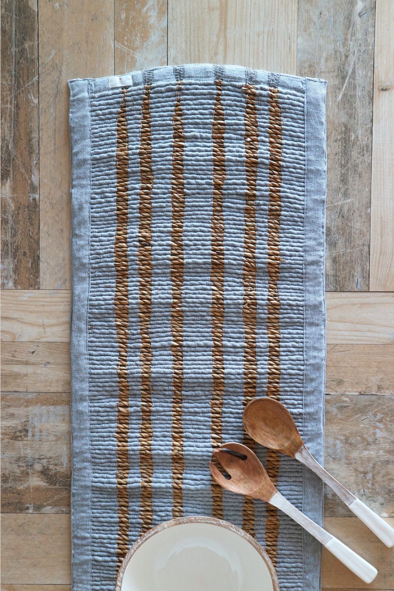 Blanc MariClo' Intrecci Intrecci - Runner centrotavola in sea grass naturale | Blanc MariClo'