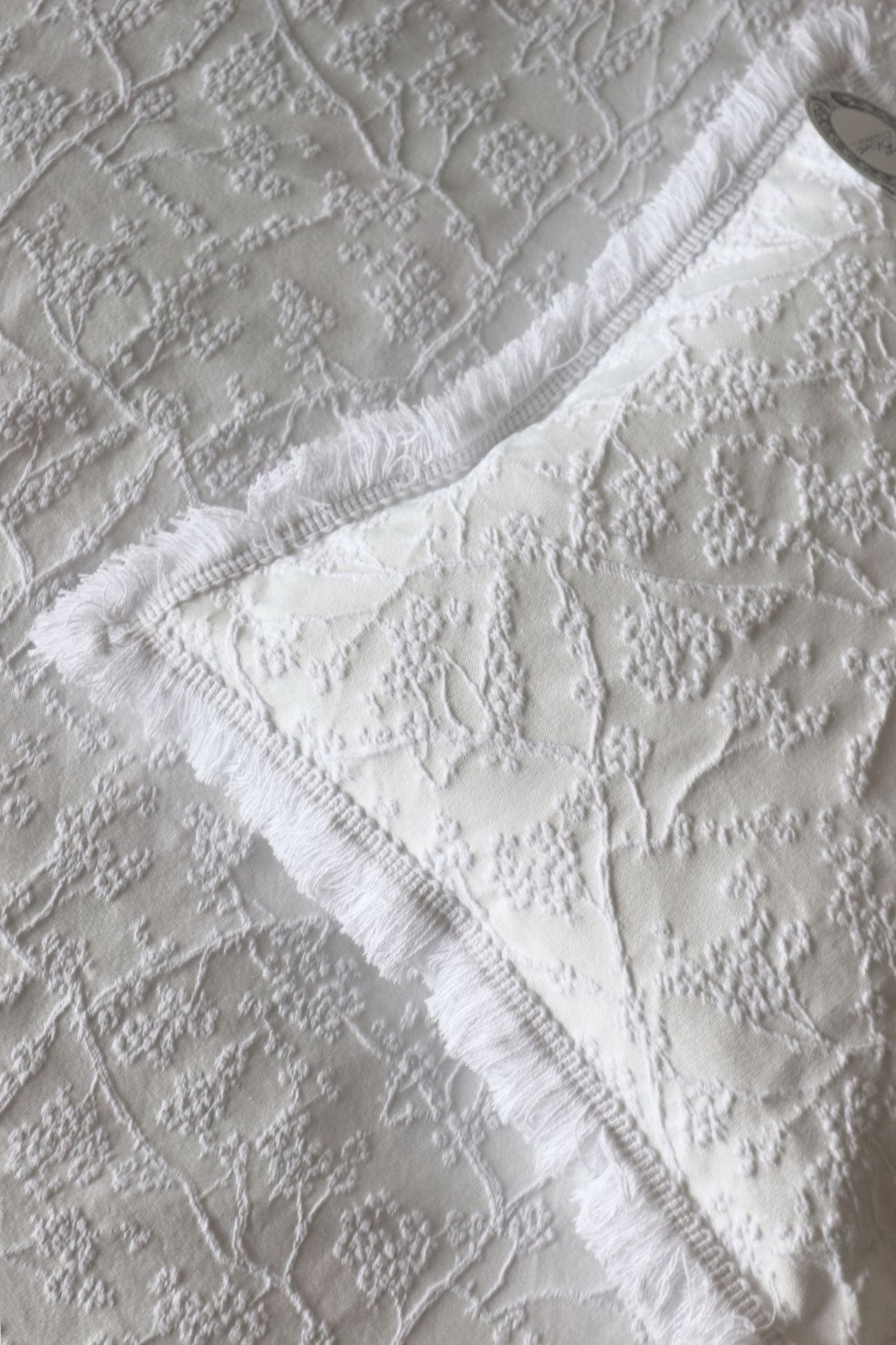 Blanc MariClo' Margaret Margaret - Margaret - Copricuscino bianco con frange | Blanc MariClo'