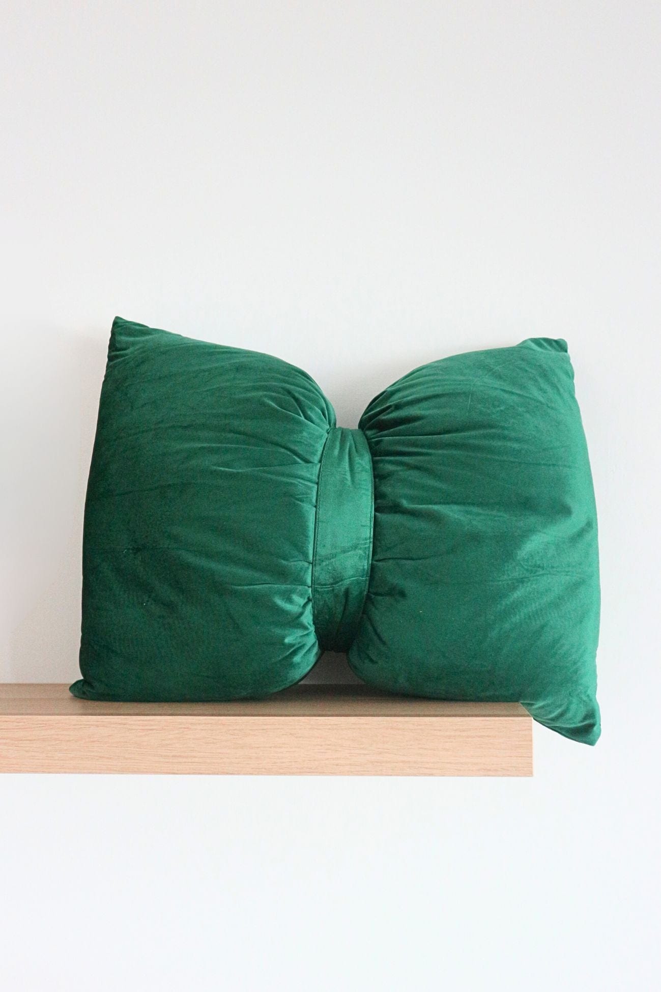 Blanc MariClo' Morbido Sonno Morbido Sonno - Cuscino arredo imbottito verde a forma di fiocco | Blanc MariClo'