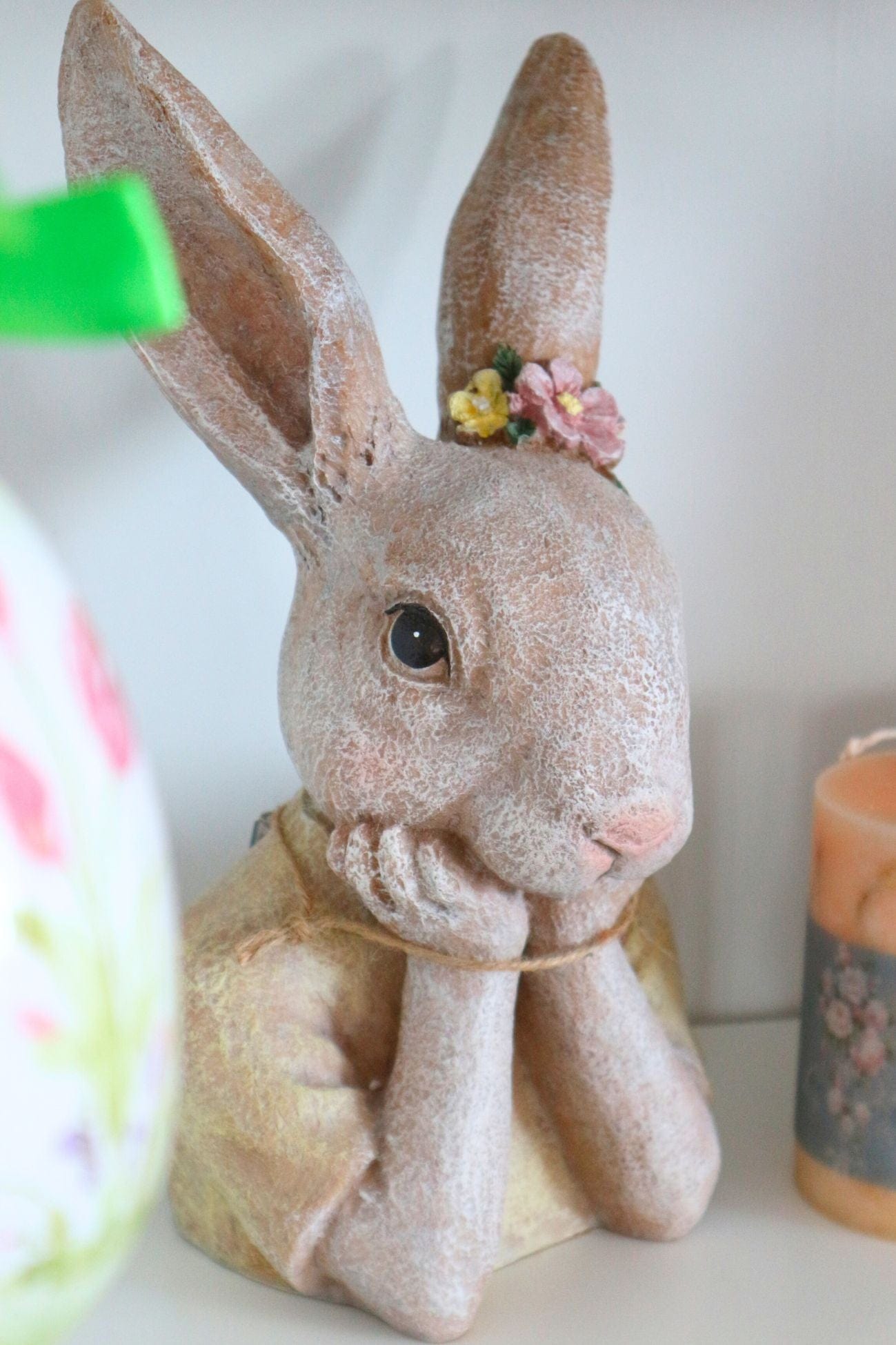 Blanc MariClo' Nemorino Nemorino - Coniglietta pasquale in resina | Blanc MariClo'