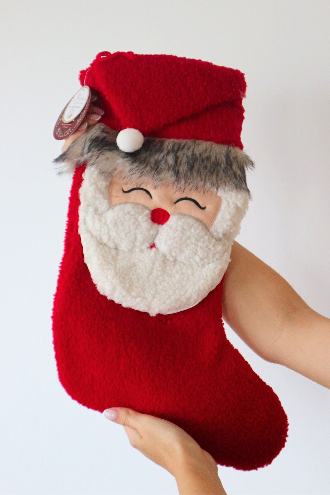 Blanc MariClo' Saltarello Lo Schiaccianoci - Calza di Natale bianca con schiaccianoci | Blanc MariClo'