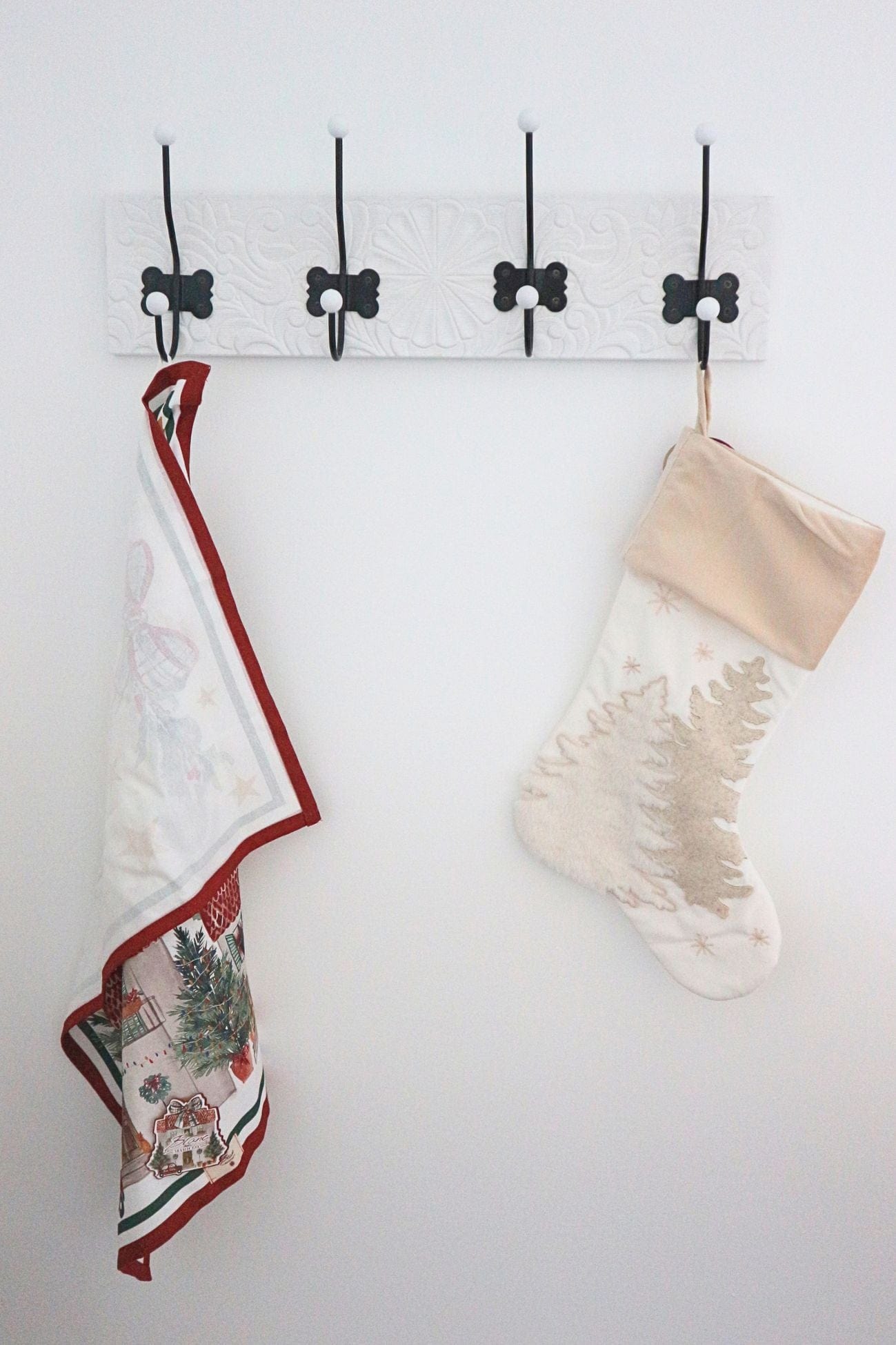 Blanc MariClo' Shiny Christmas Shiny Christmas - Calza di Natale bianca e oro | Blanc MariClo'