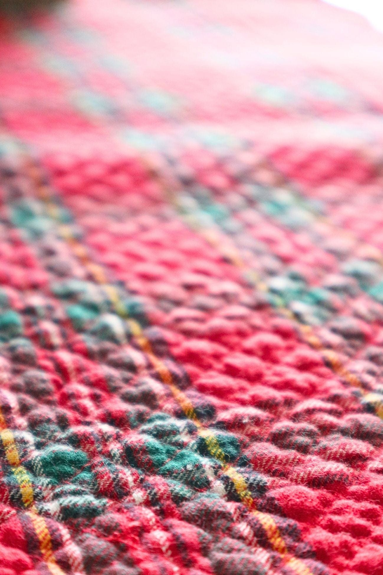 Blanc MariClo' Tartan Tartan - Runner in cotone con fantasia tartan 140x45 | Blanc MariClo'