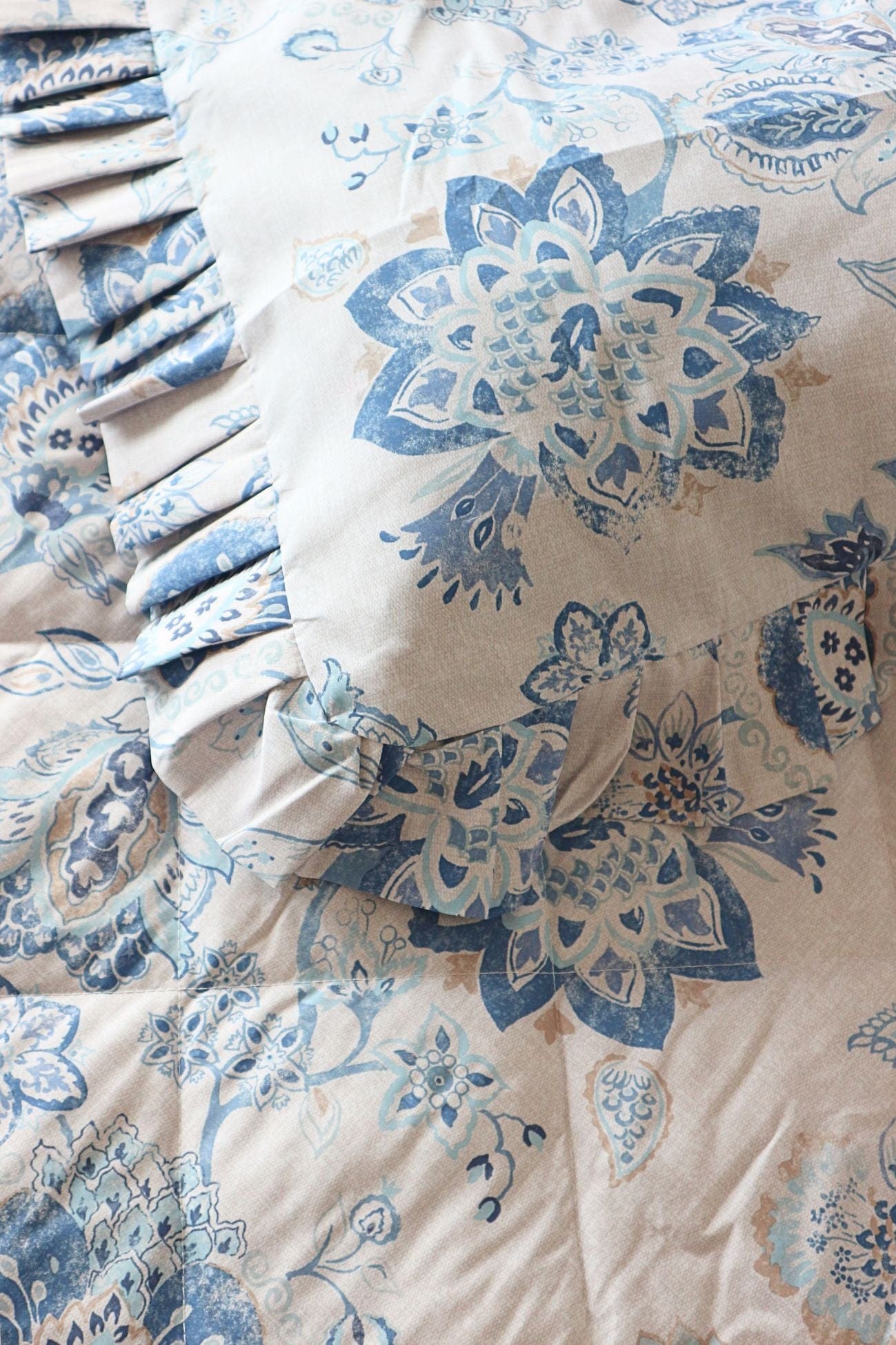 Blanc MariClo' Topazio Blu Topazio Blu - Topazio Blu - Set trapunta matrimoniale in microfibra con 2 copriguanciali 260x260 | Blanc MariClo'