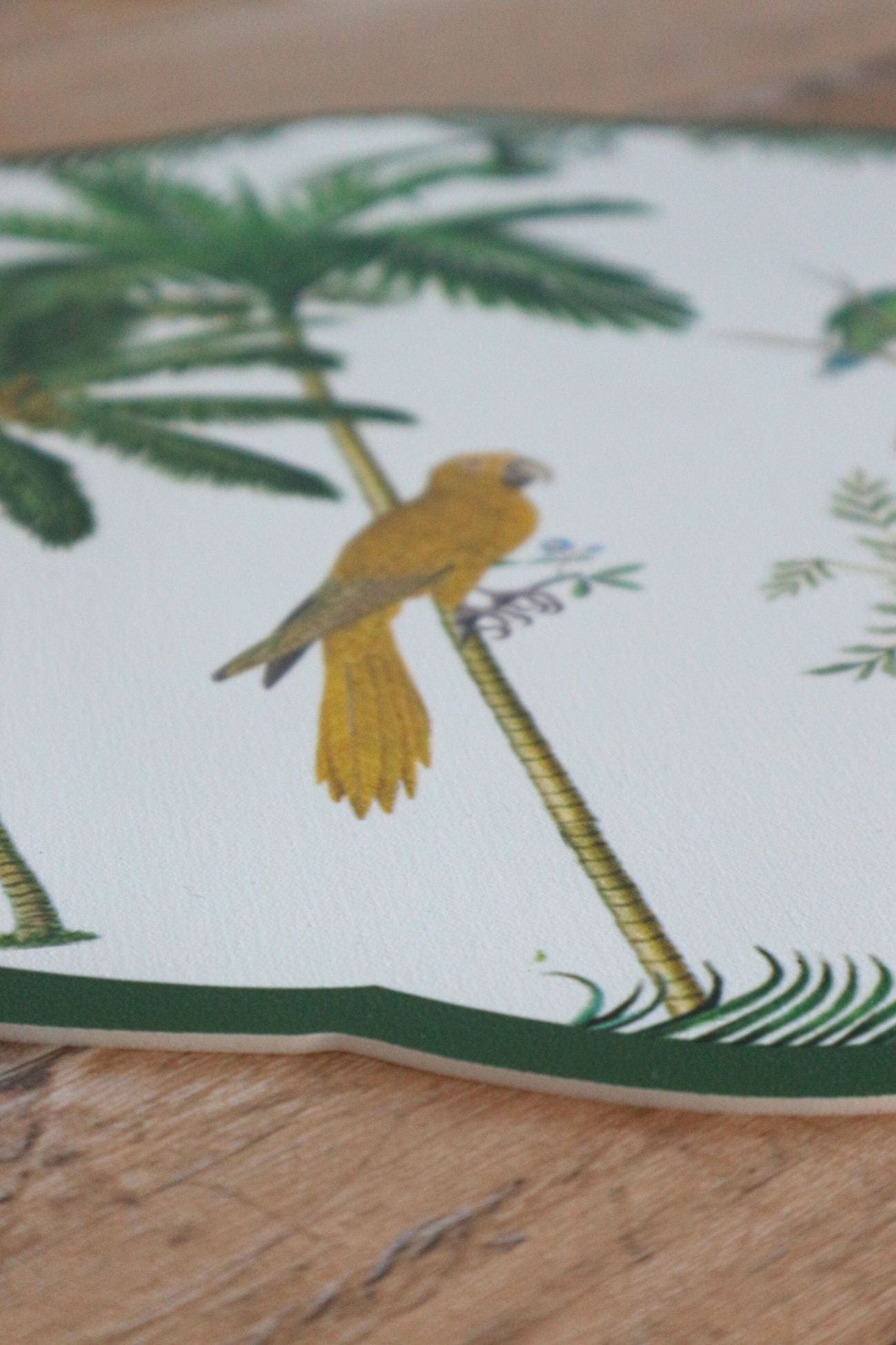 Blanc MariClo' Tropical Tropical - Tovaglietta americana tropicale in vinile | Blanc MariClo'