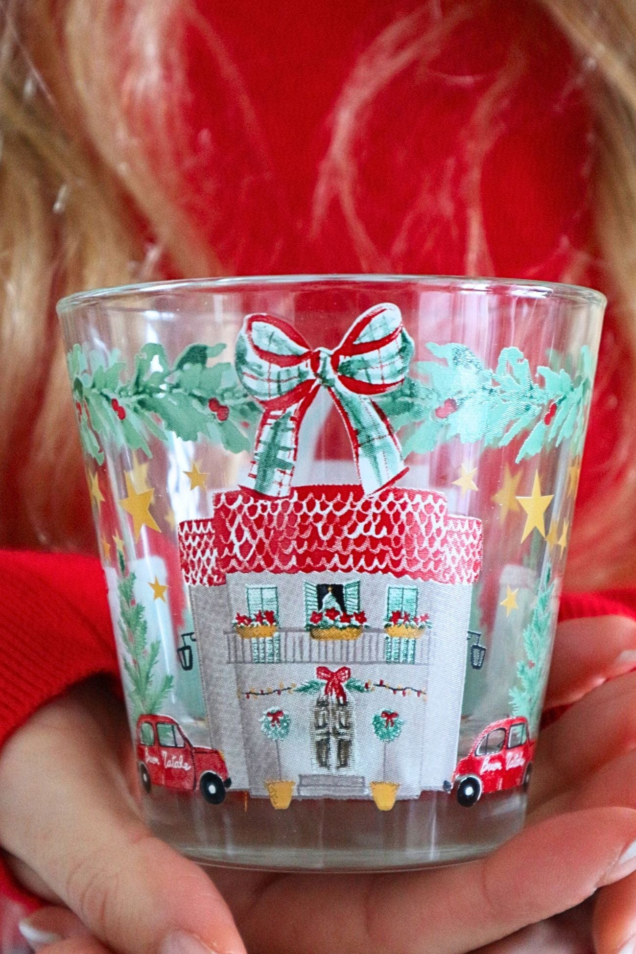 Blanc MariClo' Un Natale Italiano Un Natale Italiano - Set di 6 bicchieri natalizi in vetro | Blanc MariClo'