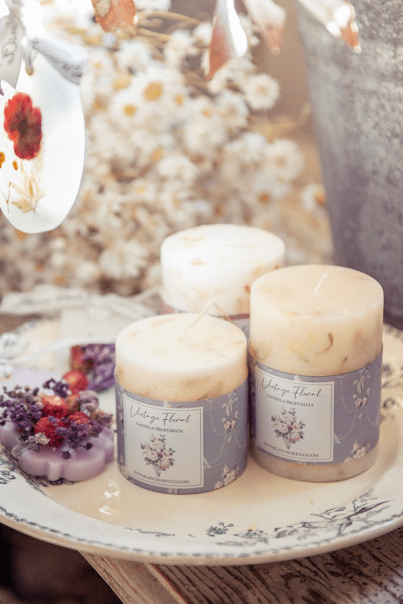 Blanc MariClo' Vintage Floreal Vintage Floreal - Candela profumata fragranza floreale fruttata