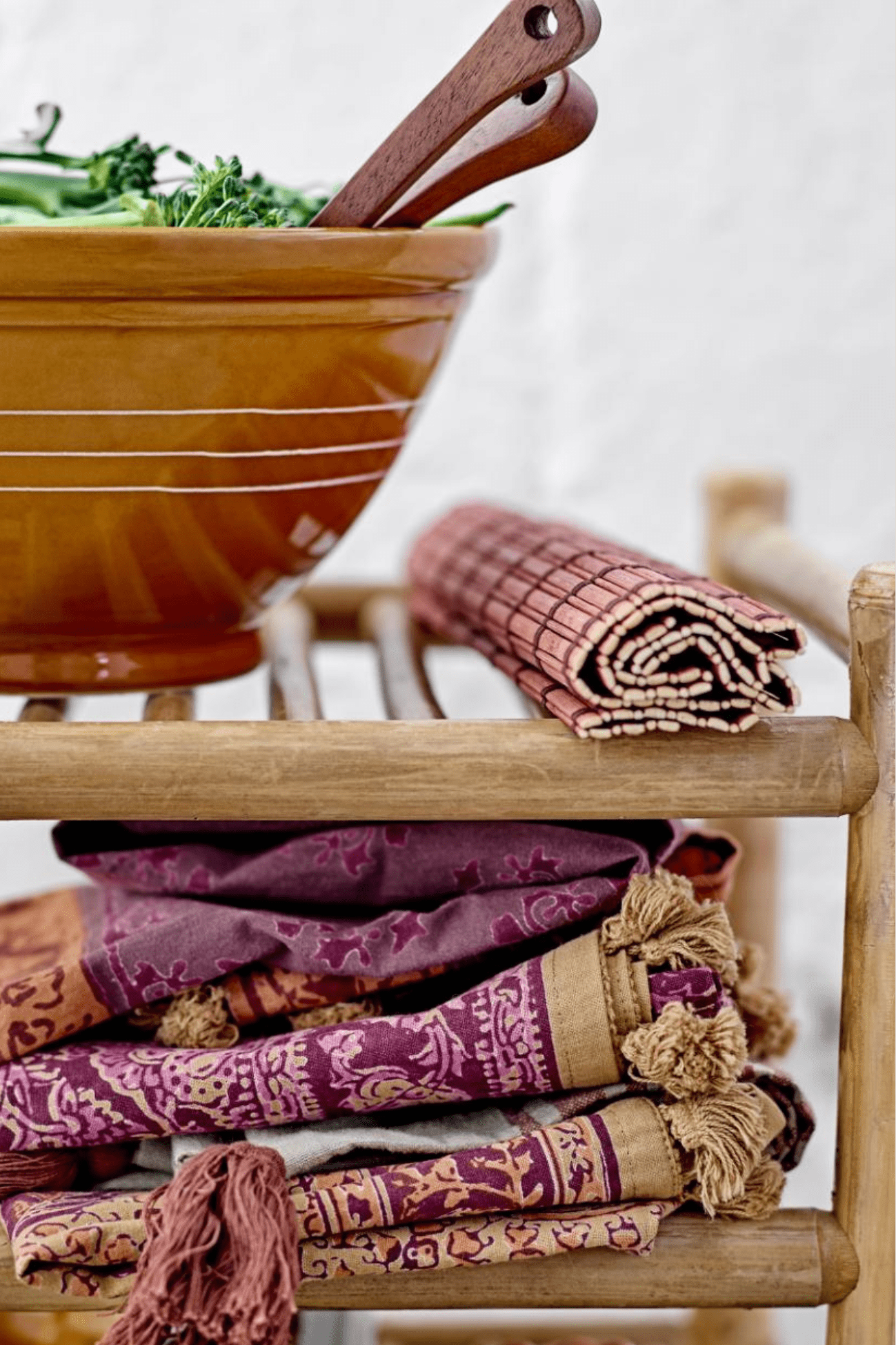 Bloomingville Maggi Tovaglietta americana rettangolare in stile giapponese