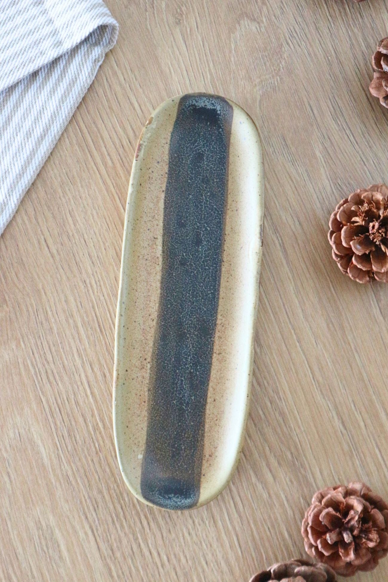 Bloomingville Solange Solange - Vassoio in gres naturale in stile giapponese | Bloomingville