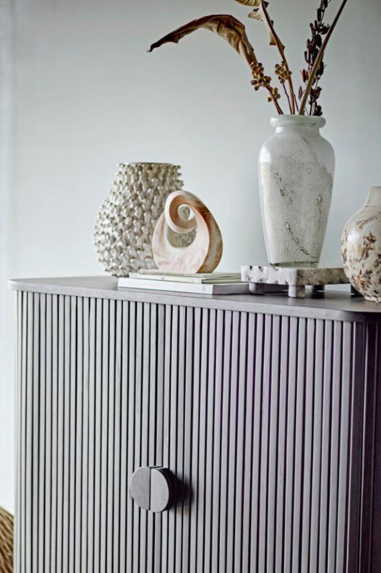 Bloomingville Swirl Swirl - Decorazione di design in poliresina effetto marmo | Bloomingville