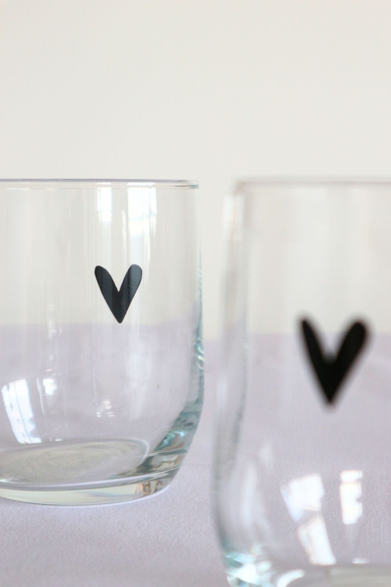 Clayre & Eef Daya Daya - Bicchiere da acqua con cuoricino 300ml | Clayre & Eef