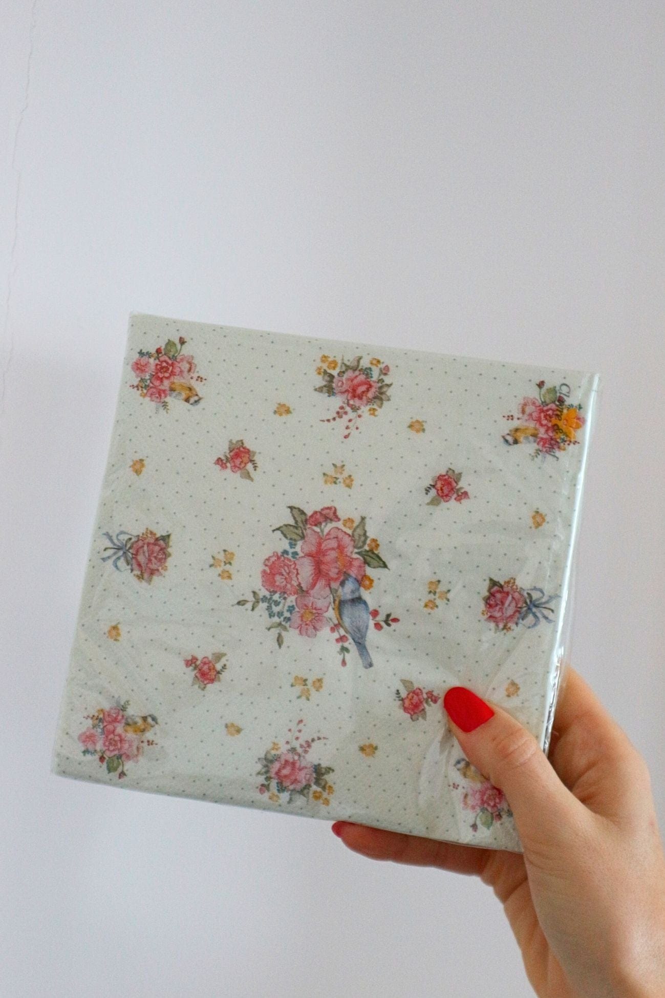 Clayre & Eef Fioritura Fioritura - Set di 20 tovaglioli in carta con fantasia floreale | Clayre & Eef