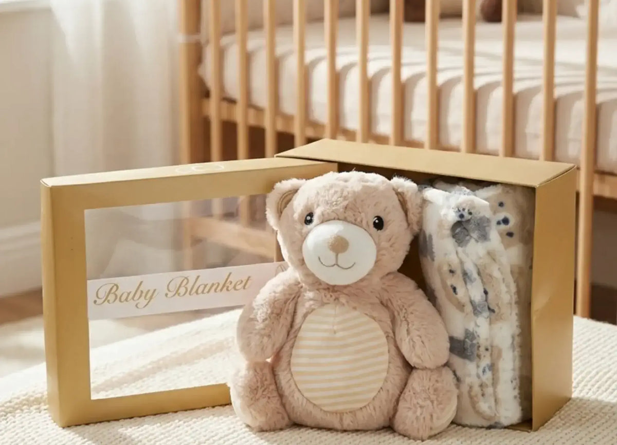 Sogni Morbidi Plush Toy with Blanket Bear