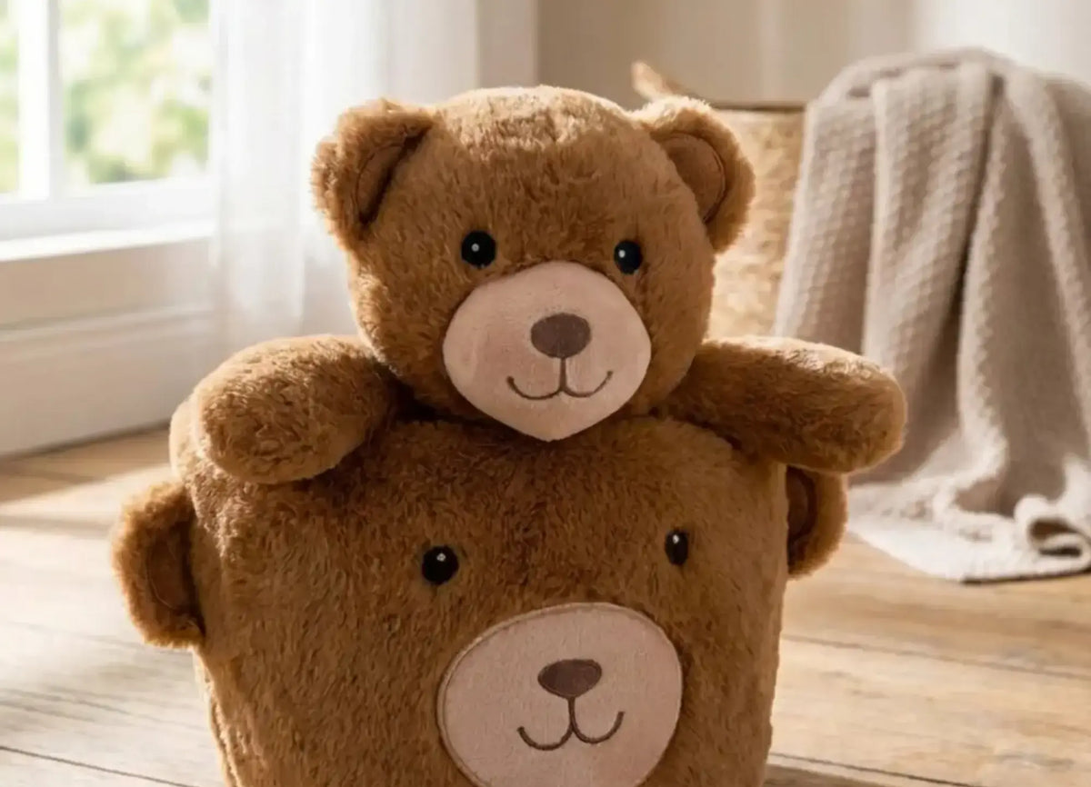Baby Throw with Teddy Bear Plush