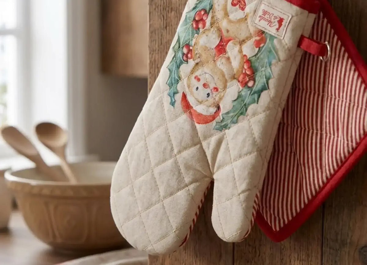 Delicious Christmas Gingerbread Oven Mitt