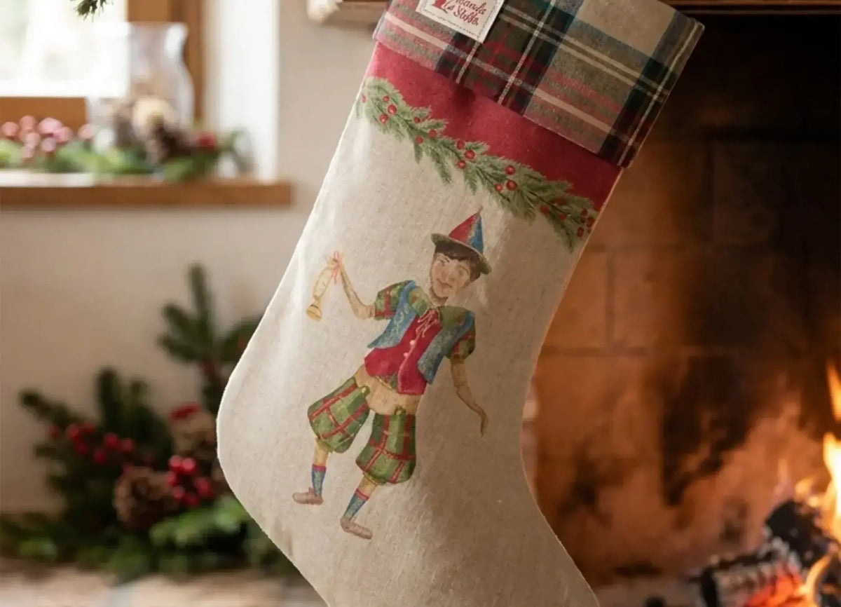 Vintage Toys Pinocchio Christmas Stocking
