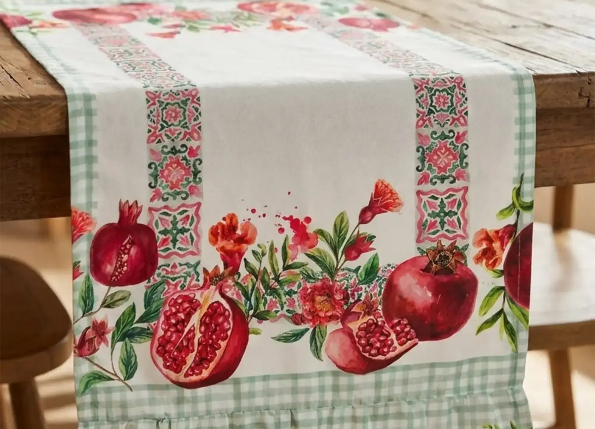 Sweet November Ruffle Tea Towel