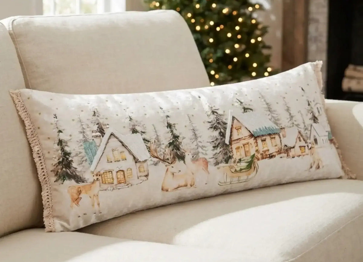 Winter Wonderland Rectangular Cushion