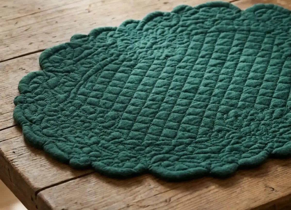 Carmen Oval Placemat Green