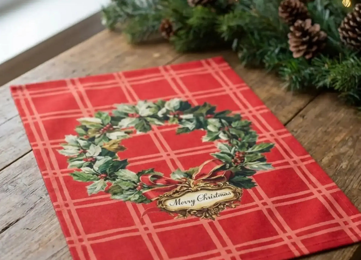Rifugio Di Natale Tea Towel Garland