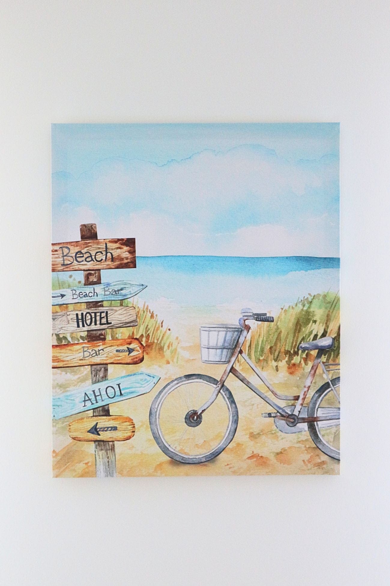 Item International Ahoi Ahoi - Stampa su tela canvas motivo costiero | Item International