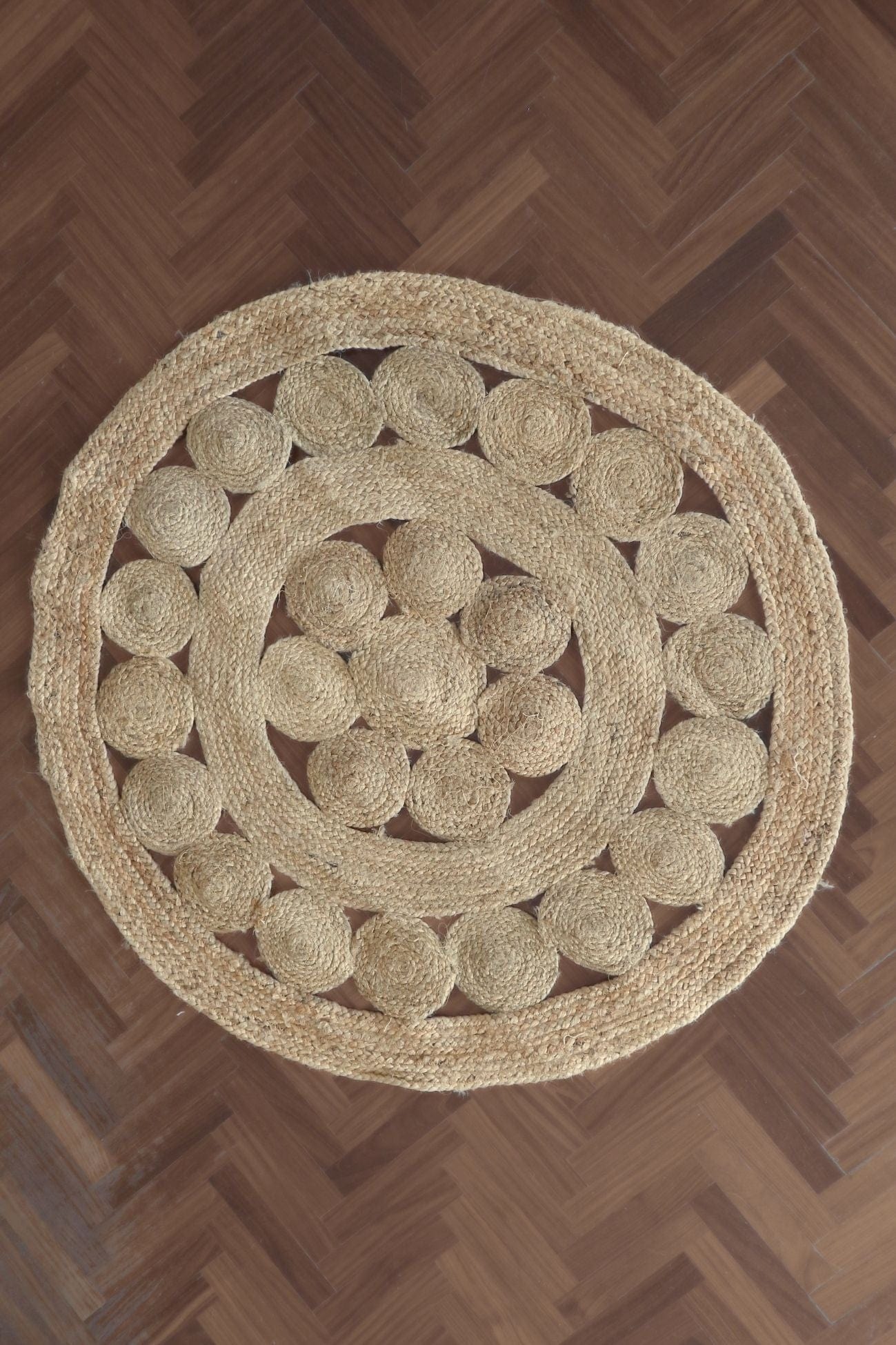 Item International Akwa Tappeto tondo in juta 120cm