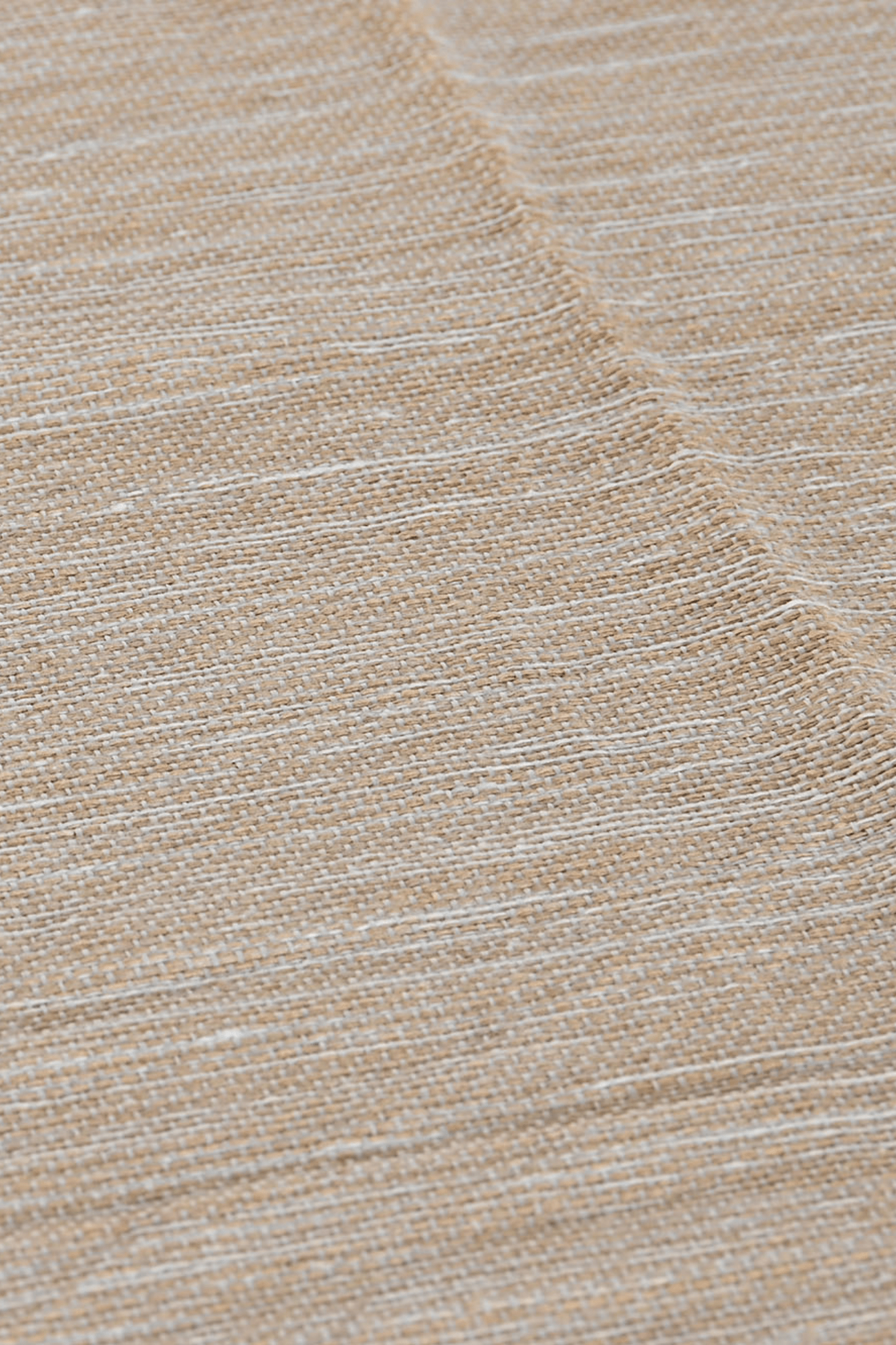 Item International Amelia Tovaglia beige in cotone riciclato 200x150