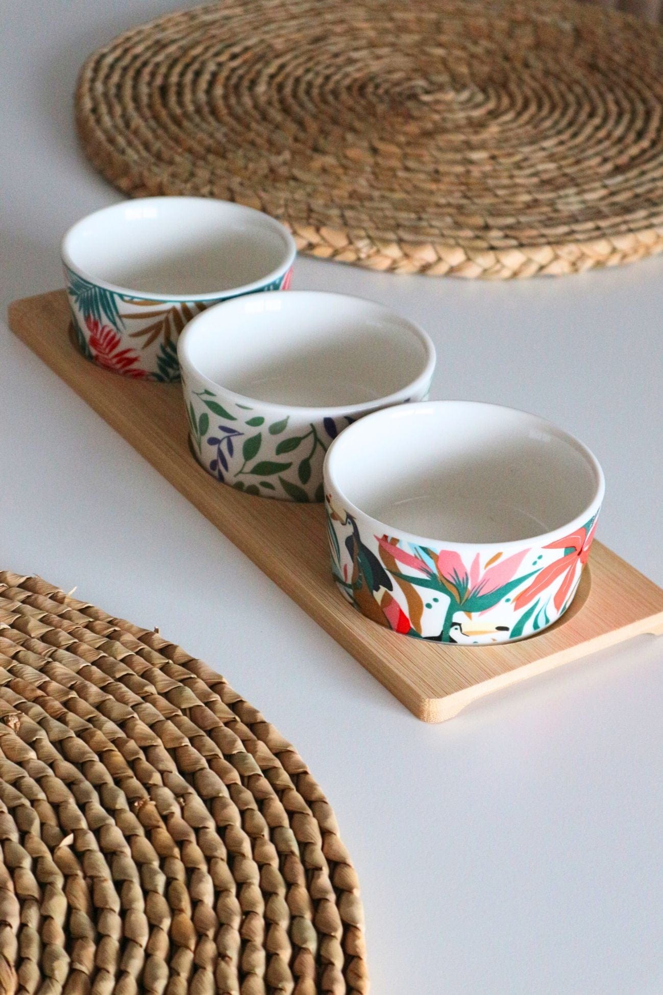Item International Aoi Set da aperitivo tropicale in gres
