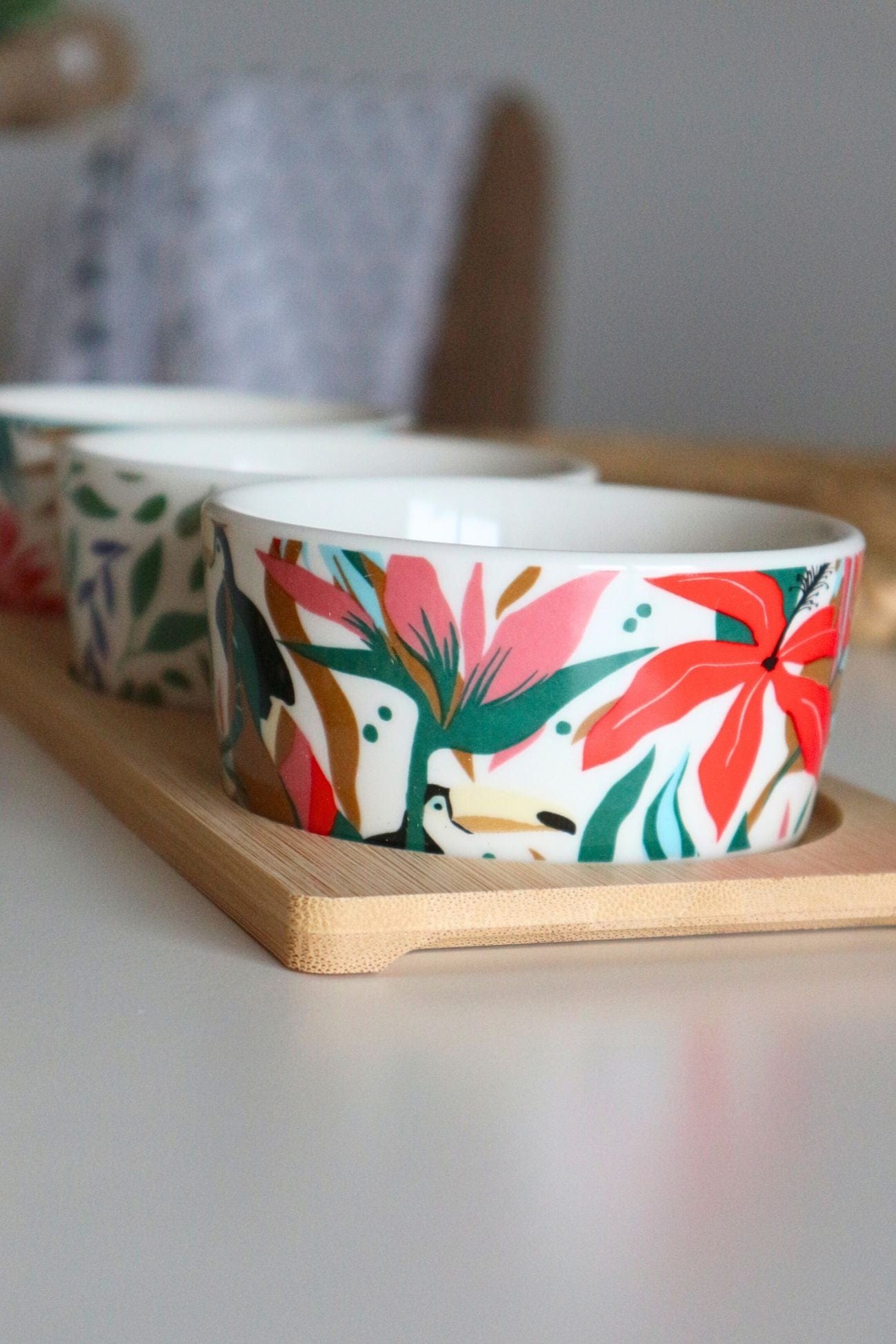 Item International Aoi Set da aperitivo tropicale in gres