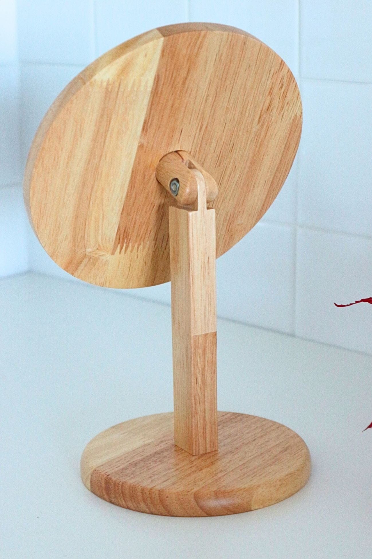 Item International Bamboe Bamboe - Specchio decorativo tondo in bambù | Item International