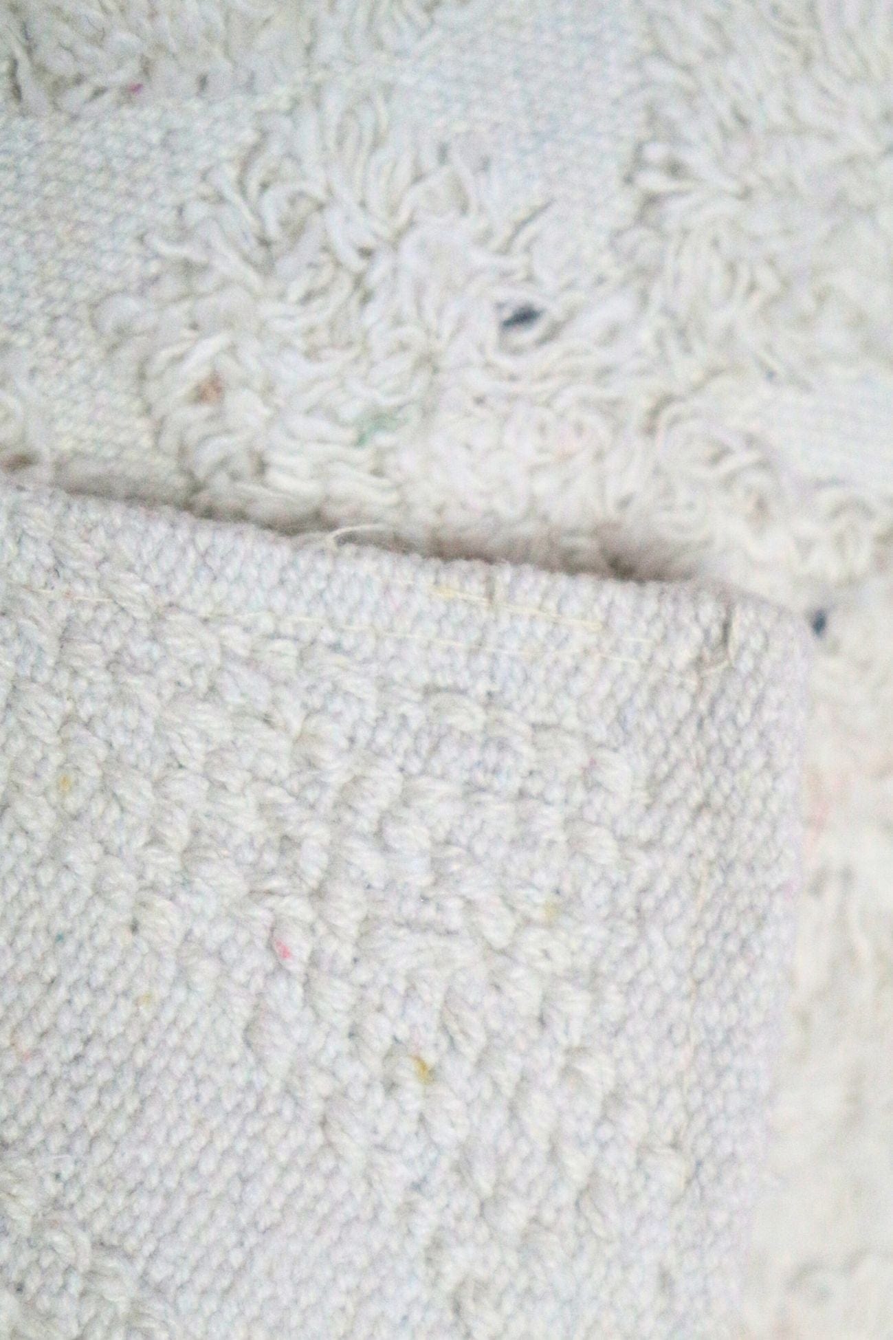 Item International Bode Bode - Tappetino in cotone bianco con motivo geometrico 60x40 | Item International