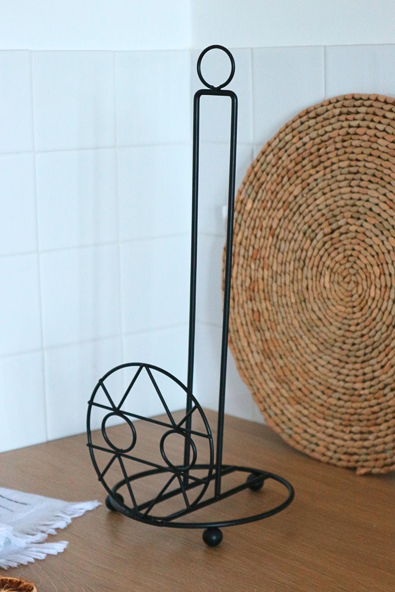 Item International Carol Carol - Portarotoli in metallo nero | Item International