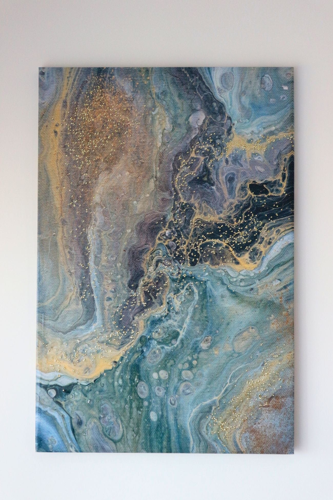 Item International Cere Cere - Stampa su tela canvas astratta laccata | Item International