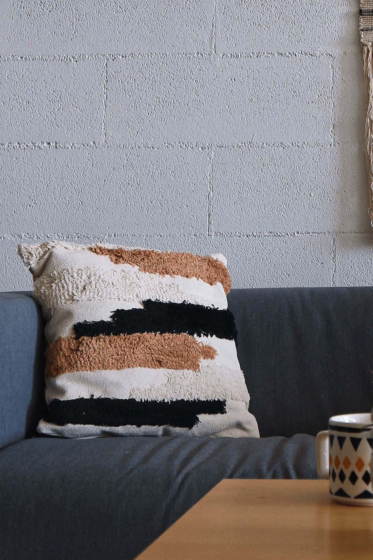 Item International Dakota Cuscino arredo in cotone imbottito in stile boho