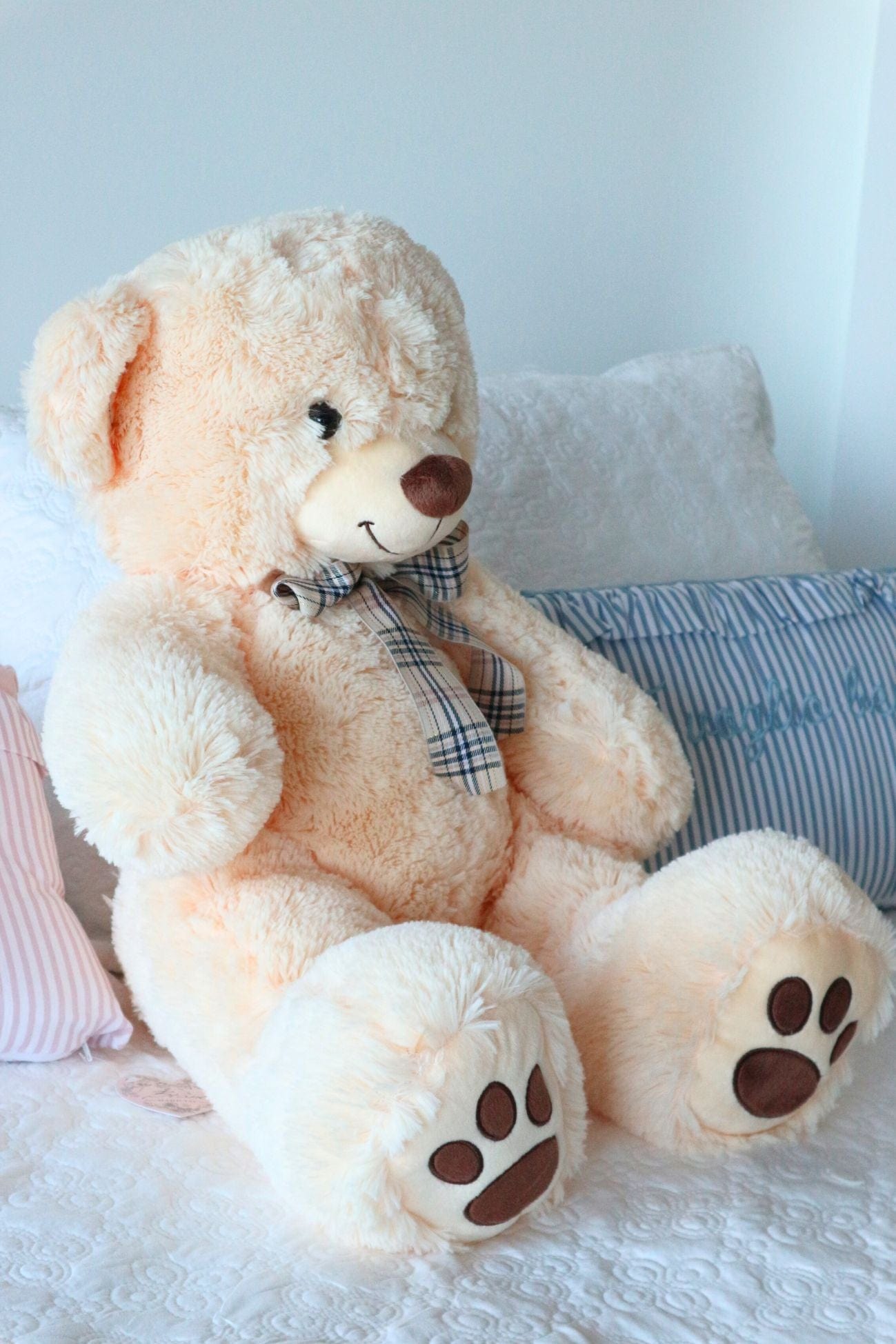 Item International Dubu Dubu - Peluche orsacchiotto beige per bambini | Item International