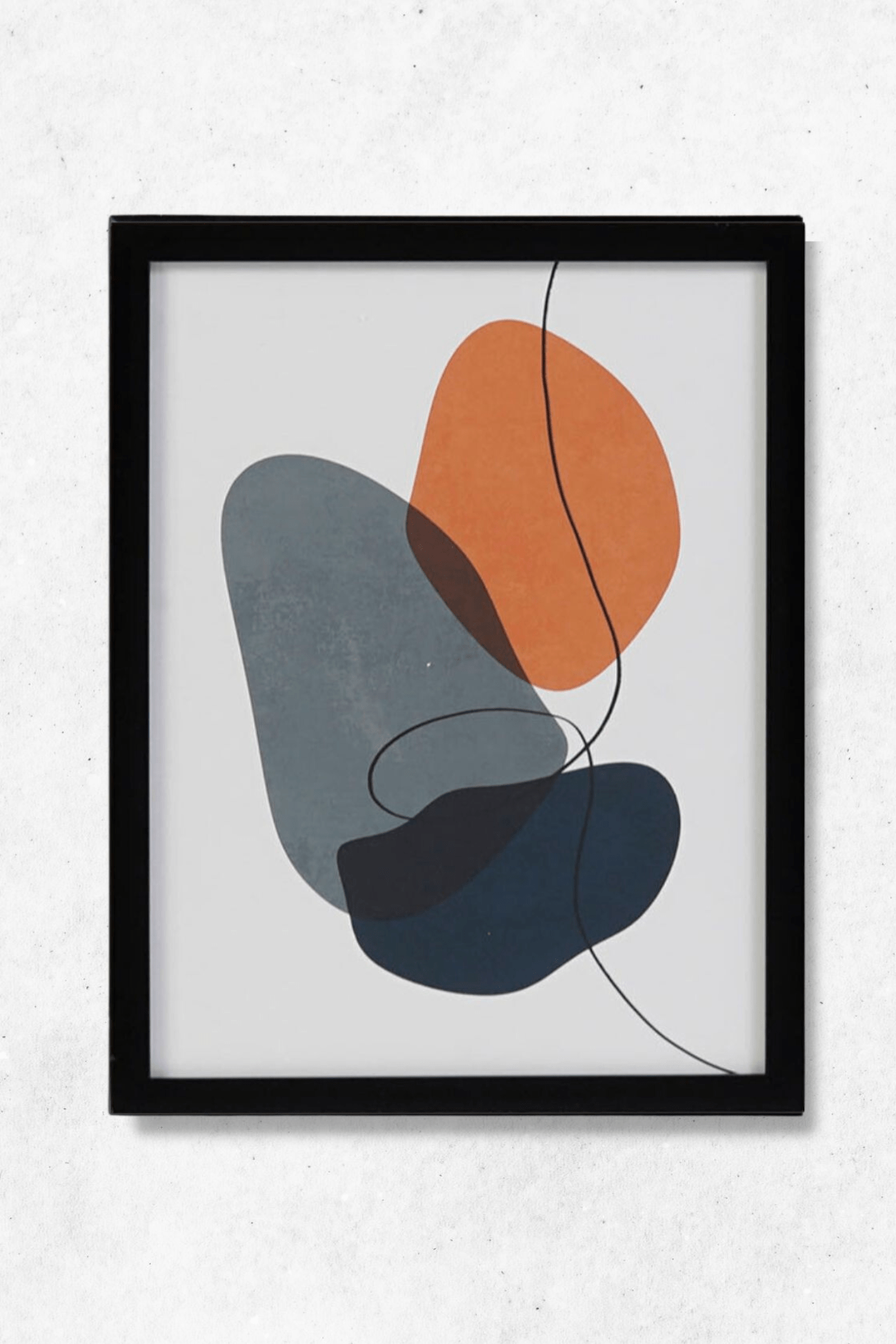 Item International Flack Flack - Stampa digitale incorniciata astratta | Item International