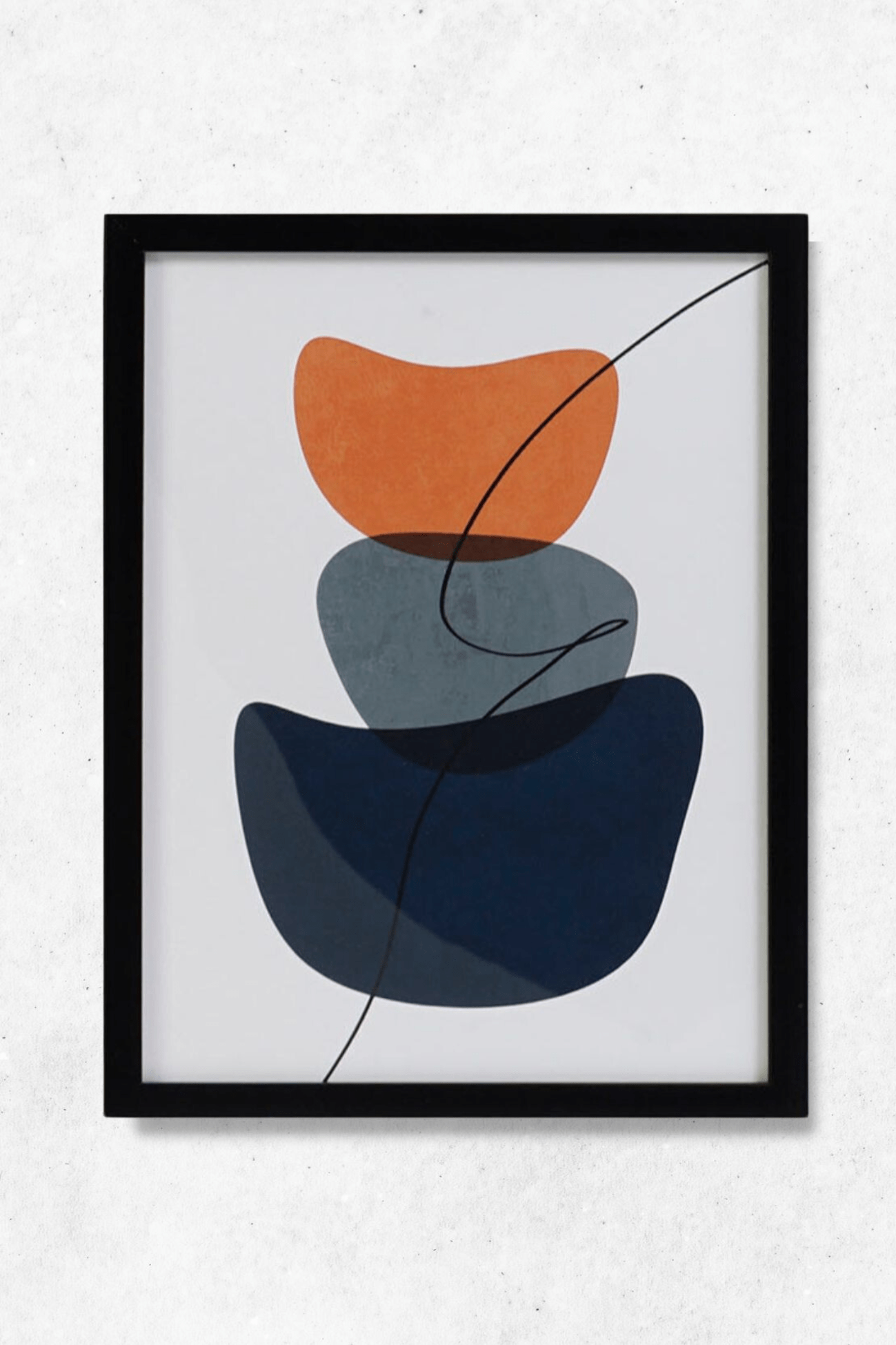 Item International Flack Flack - Stampa digitale incorniciata astratta | Item International