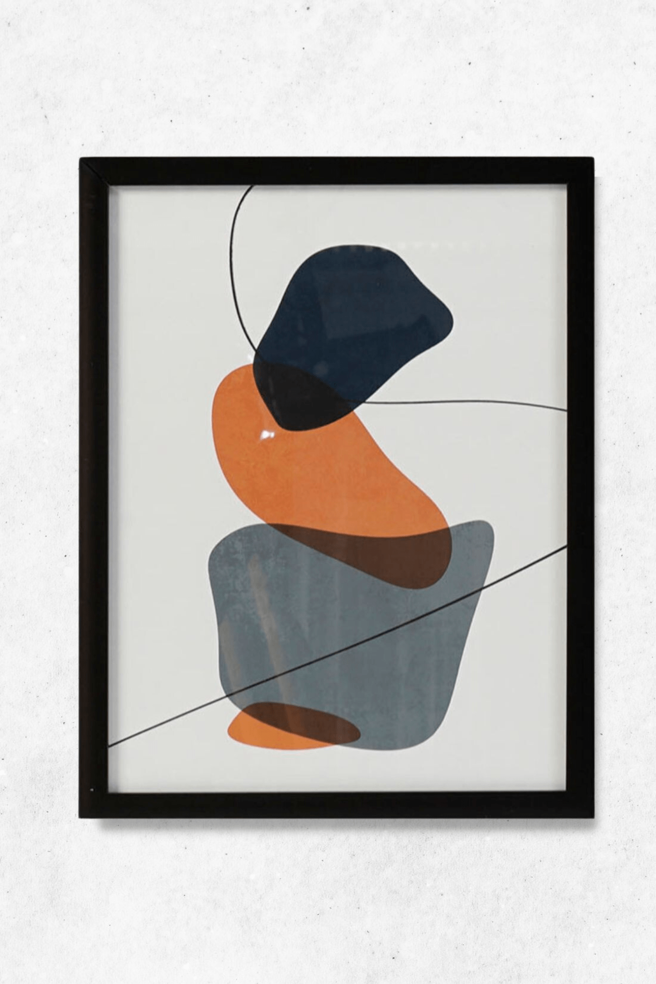 Item International Flack Flack - Stampa digitale incorniciata astratta | Item International