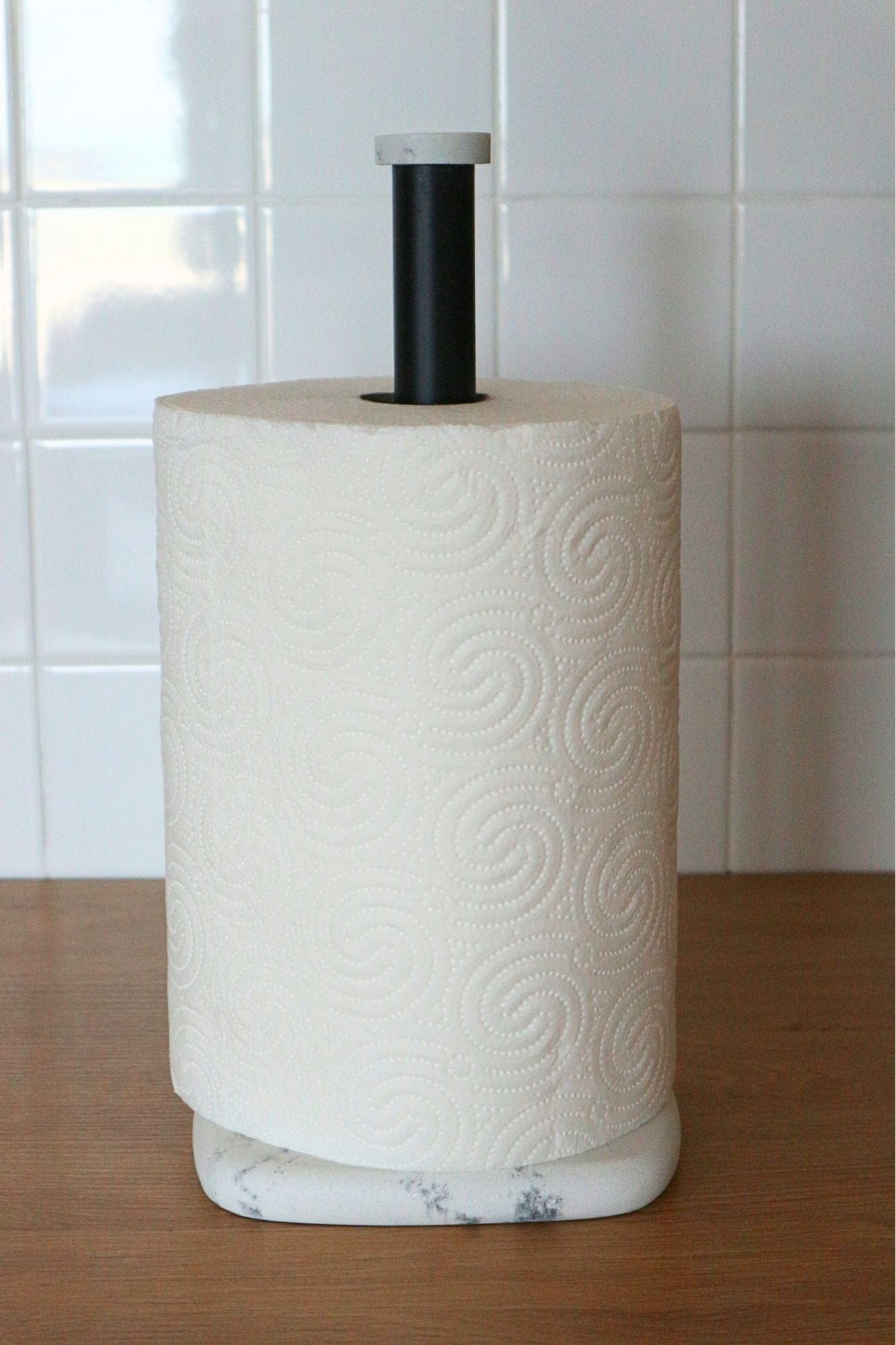 Item International Fran Fran - Portarotoli da cucina in resina finto marmo | Item International