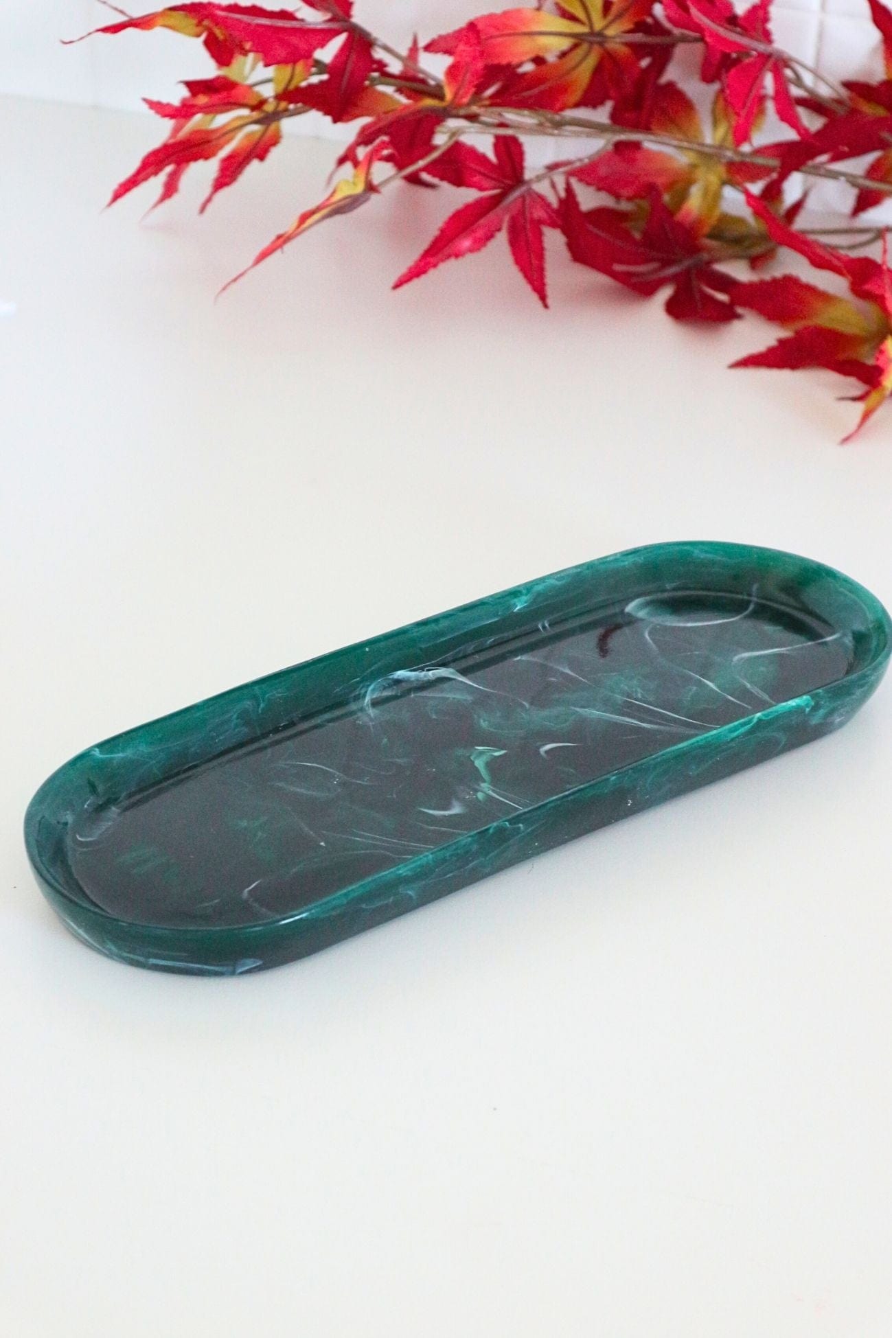 Item International Jibaro Jibaro - Portasapone in resina verde sfumato | Item International