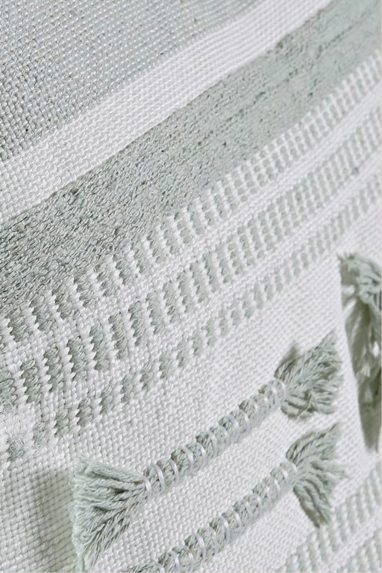 Item International Jumbai Jumbai - Cuscino arredo imbottito in cotone azzurro e bianco | Item International