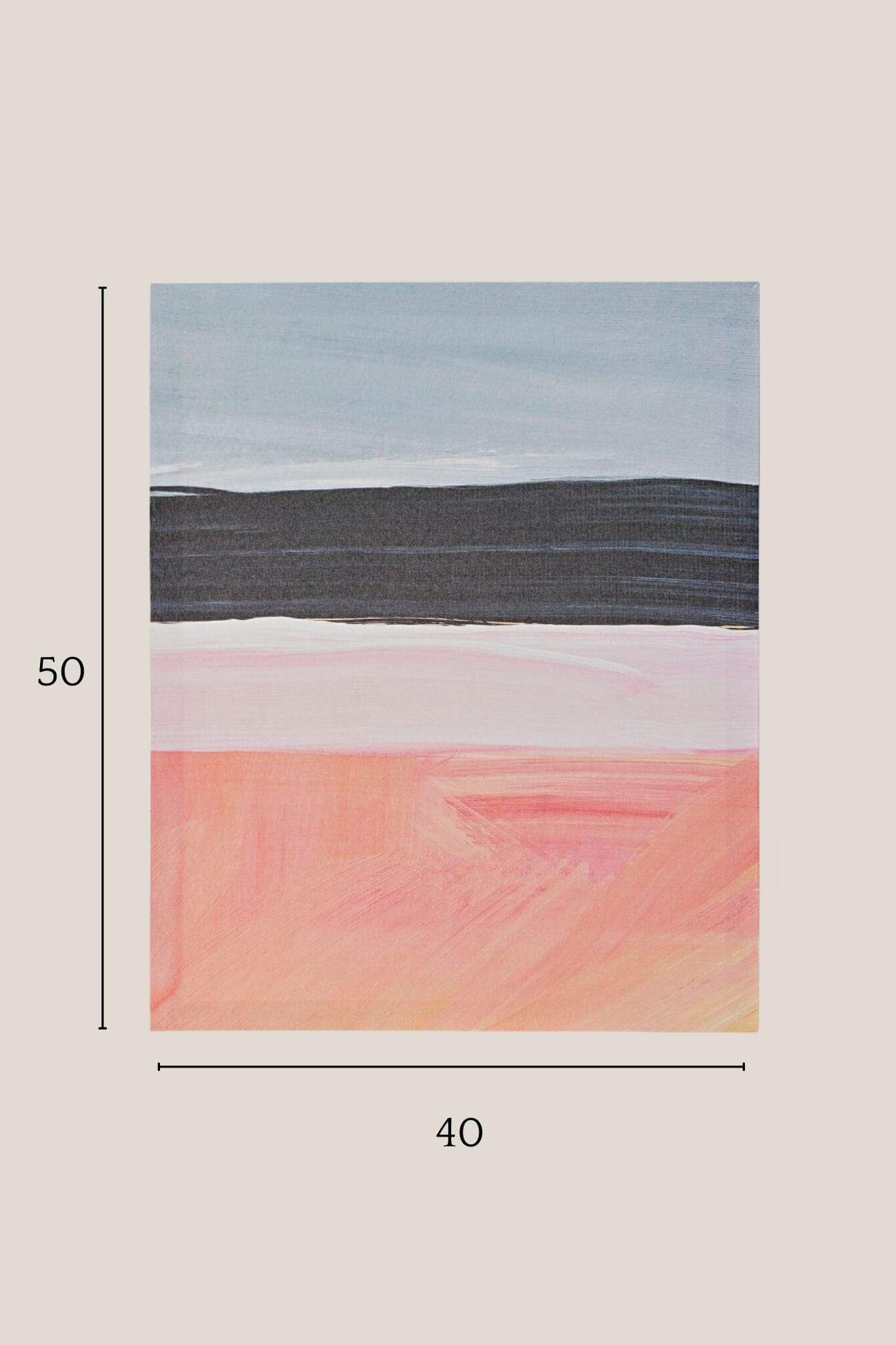 Item International Mindy Mindy - Stampa su tela canvas dipinto astratto | Item International