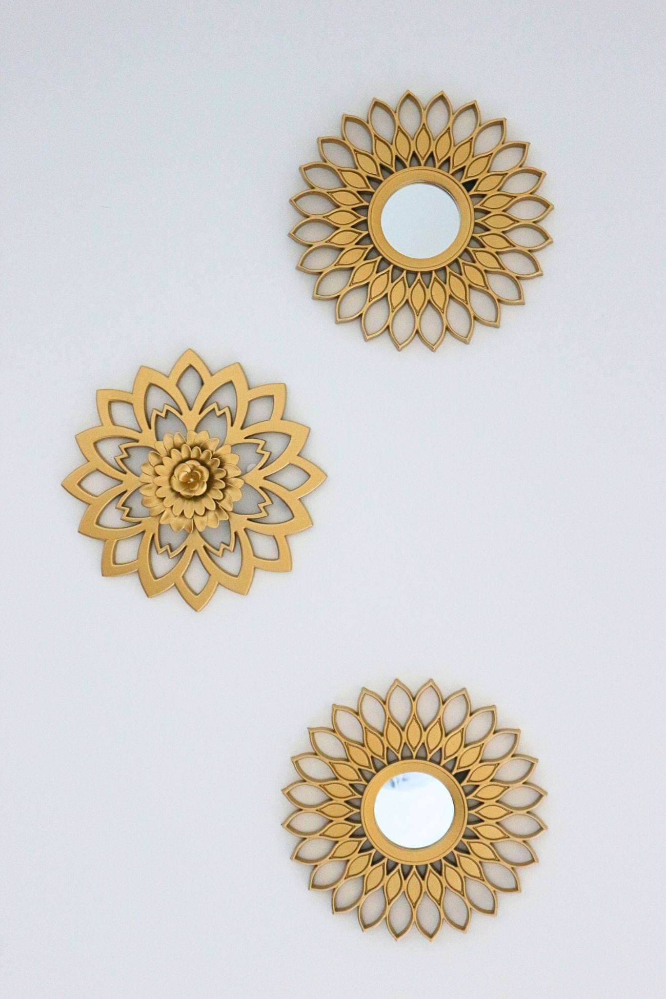 Item International Naima Naima - Set di 3 decorazioni murali dorate | Item International