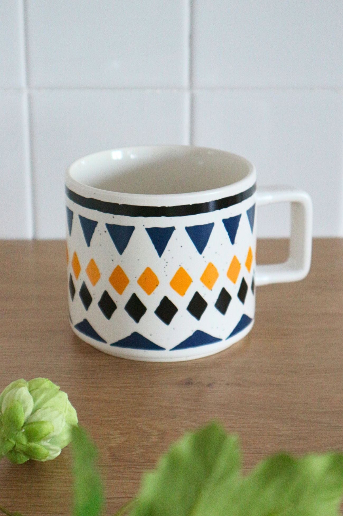 Item International New Bone New Bone - Tazza in porcellana in stile boho 420 ml | Item International