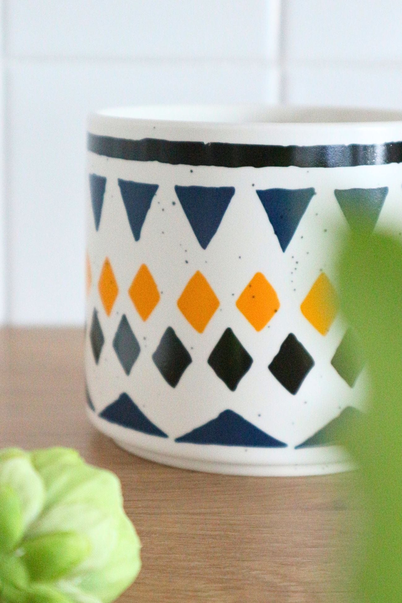 Item International New Bone New Bone - Tazza in porcellana in stile boho 420 ml | Item International