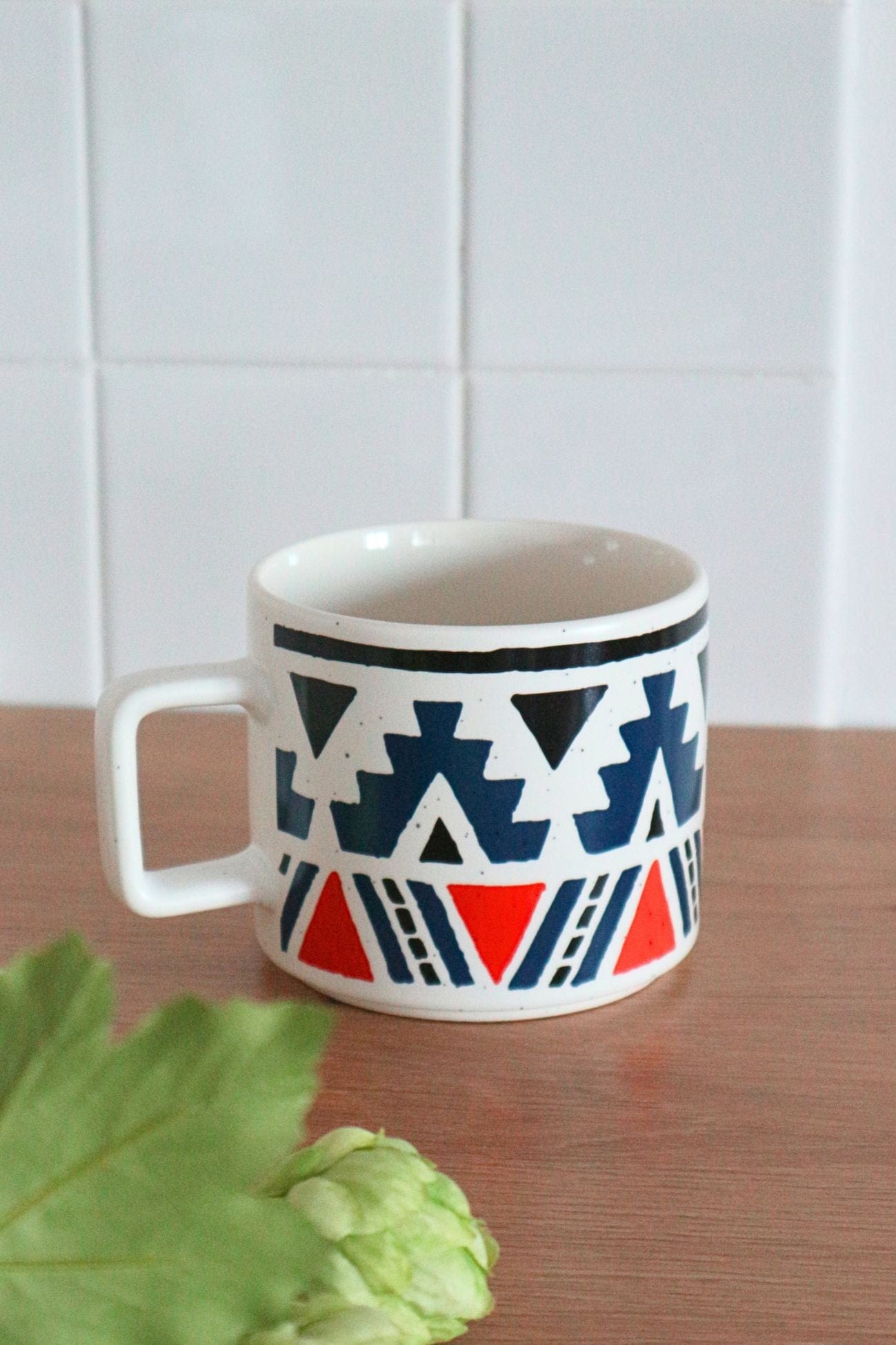 Item International New Bone New Bone - Tazza in porcellana in stile boho 420 ml | Item International