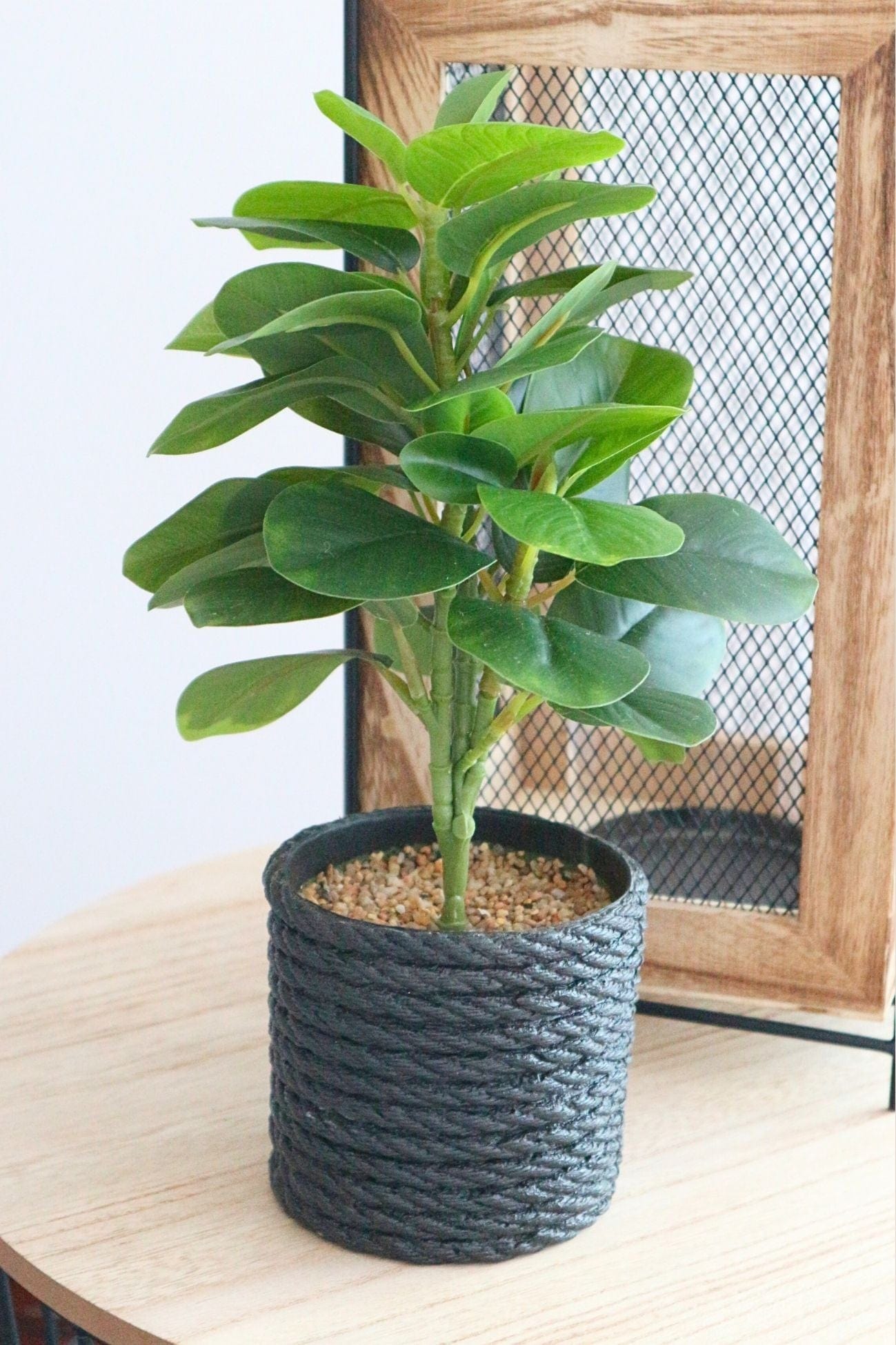 Item International Oliver Oliver - Piantina artificiale con vasetto nero in PVC | Item International