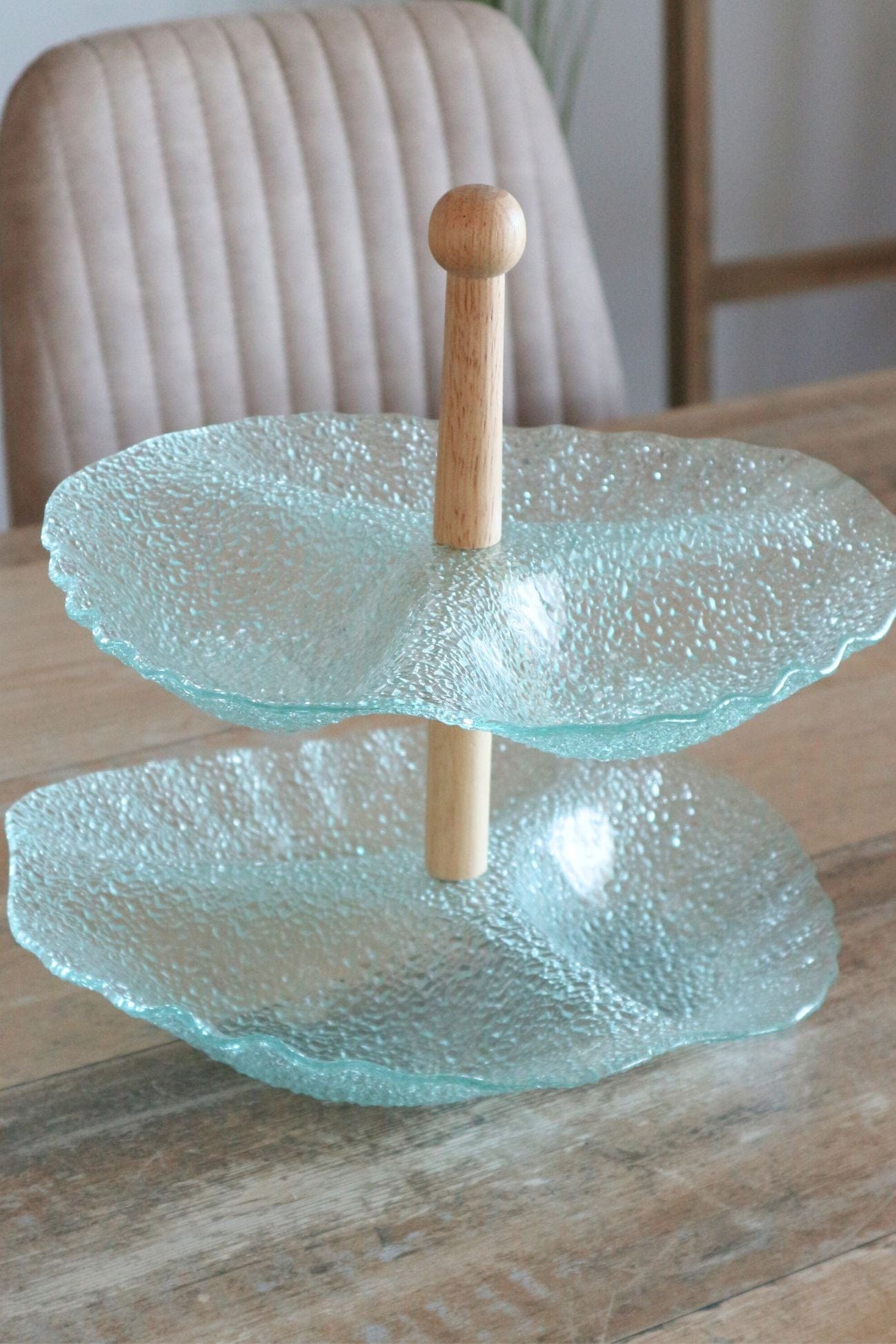 Item International Oreka Oreka - Alzata per aperitivo in bambù e vetro | Item International