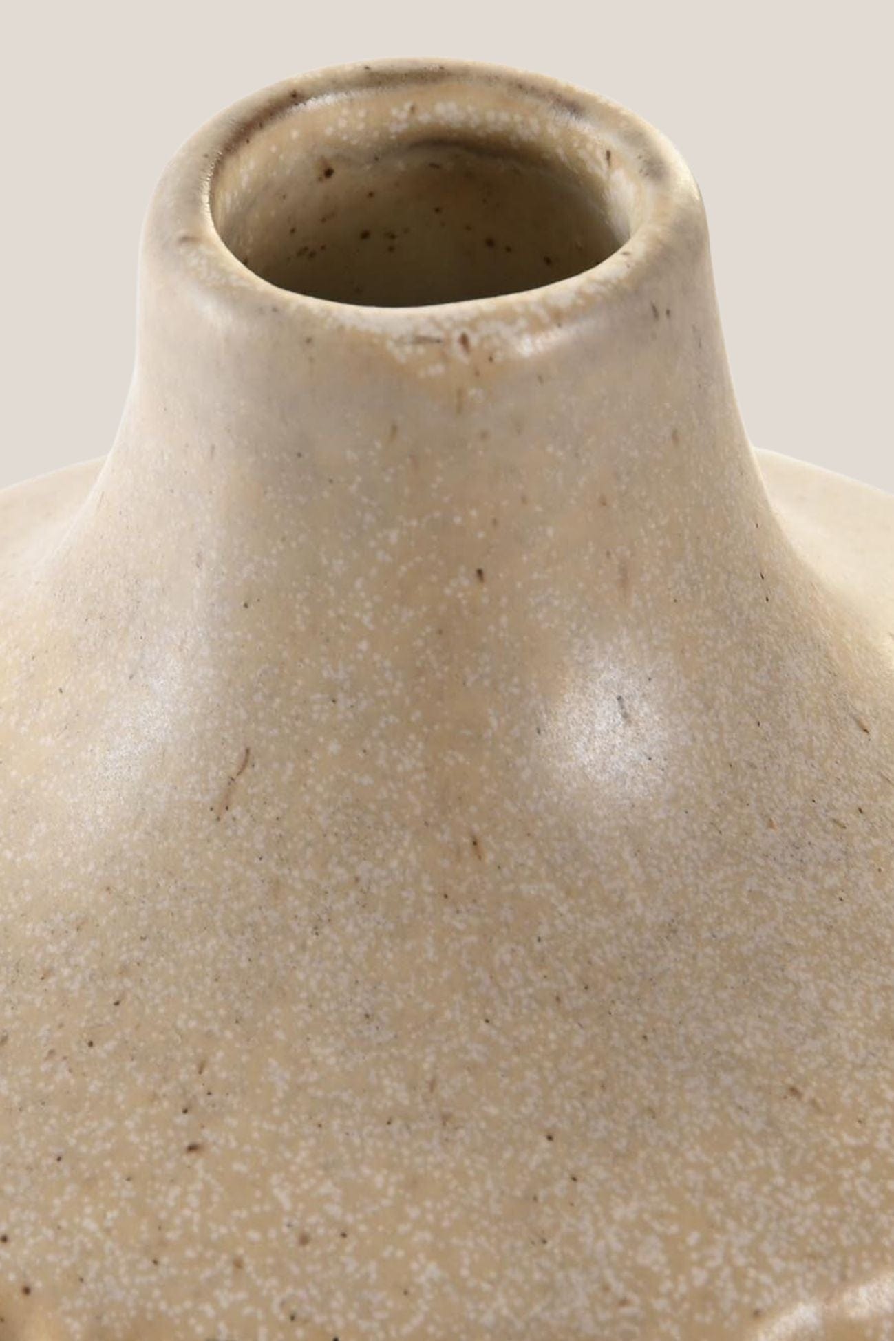 Item International Oronzo Oronzo - Vaso in porcellana sfumato beige | Item International