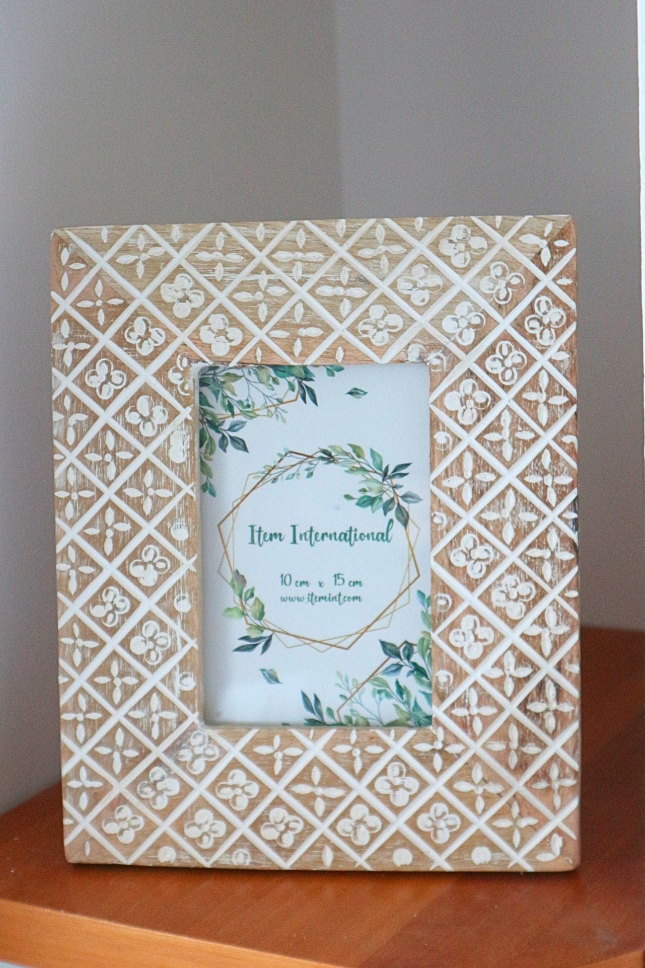 Item International Papenoo Papenoo - Cornice portafoto in legno di mango 10x15 | Item International